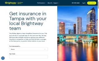 Brightway Insurance, The McKay Agency website