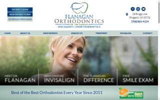 Flanagan Orthodontics: Rockford Location website