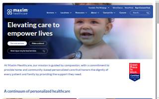 Maxim Healthcare Rockford, IL Regional Office website