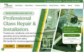 Glass Specialty WLC website