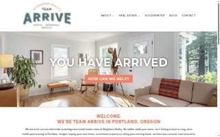 Team Arrive Portland at Neighbors Realty website