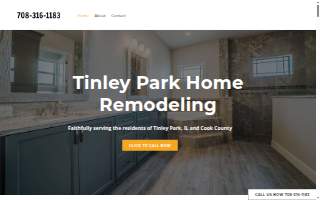 Tinley Park Home Remodeling website