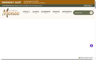 Monee Funeral Home website