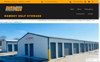 Ramsey Self Storage website