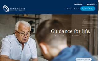 Ingenuity Financial Services website