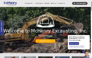 McHenry Excavating, Inc website