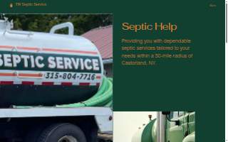 T & T Weidners Sewer & Septic website