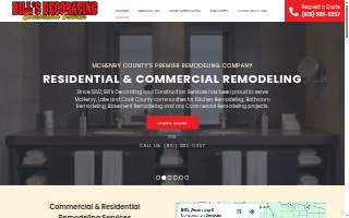 Bill's Decorating & Construction Services website