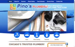 Pino’s plumbing website