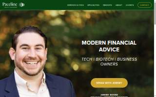 Paceline Wealth Management of Boston website