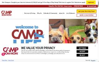 Camp Bow Wow Oak Park website