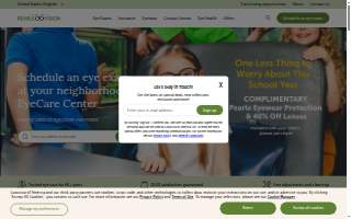 Pearle Vision website