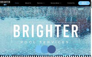 Brighter Pool Services website
