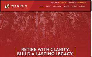 Warren Wealth & Tax website