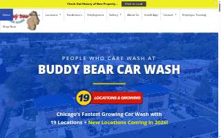 Buddy Bear Car Wash website