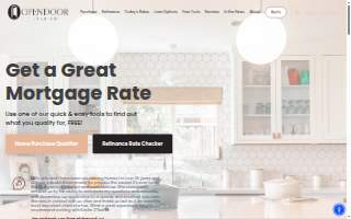 Open Door Lending website