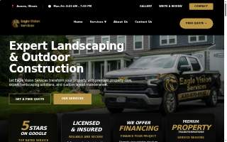 Eagle Vision Services website