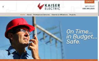 Kaiser Electrical Contractors website
