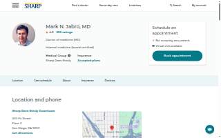 Mark Jabro, MD - Sharp Rees-Stealy Downtown website