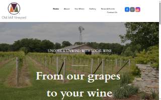 Old Mill Vineyard website
