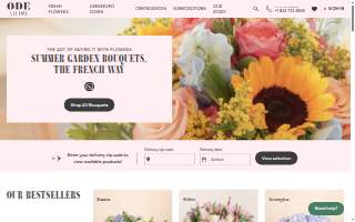 Ode à la Rose website