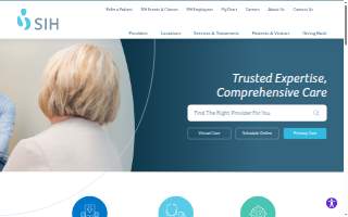 SIH Center for Wound Healing Murphysboro website