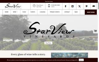 StarView Vineyards website