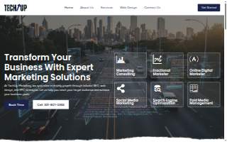 TechUp Marketing website