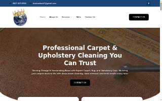 Kingdom Global Services Carpet Cleaners website