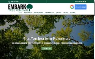 Embark Tree Removal website