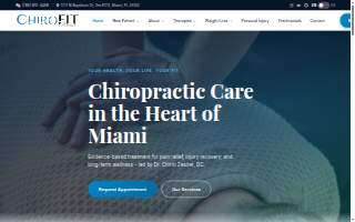 Chirofit Miami website