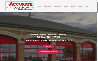 Accurate Door website