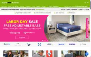 HassleLess Mattress website