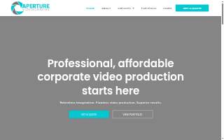 Aperture Videography LLC website