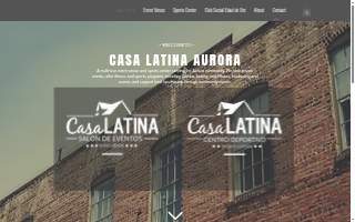 Casa Latina Aurora website