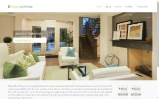 Staging North Shore of North Aurora website