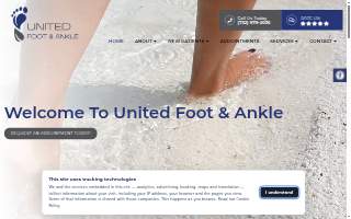 United Foot & Ankle Surgeons website