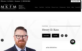 Kass & Moses Personal Injury Lawyers website