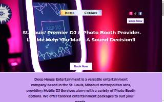 Deep House Entertainment website