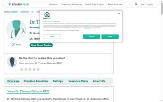Thomas Zubinas DDS website
