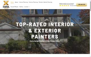 Evolve Design Painting and Decorating website