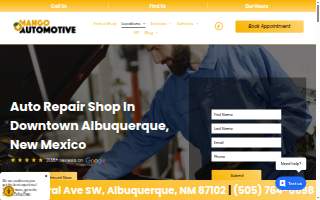 Mango Automotive (Downtown) of Albuquerque website