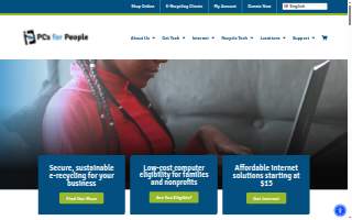 PCs for People website