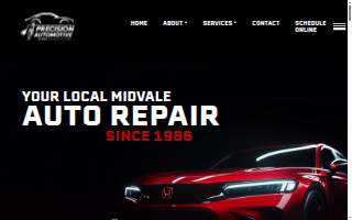 Precision Automotive of Utah website