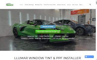 Premier Tint Pros website