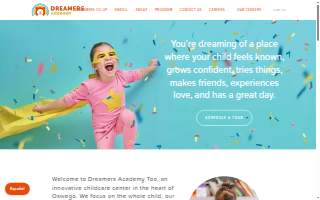 Dreamers Academy Too website