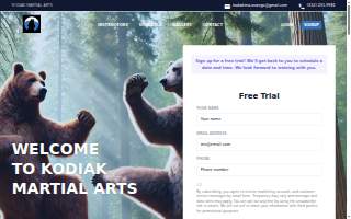 Kodiak Martial Arts website