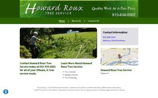 Howard Roux Tree Service website
