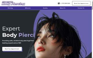 Piercings By Sarver website