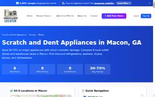 Appliances 4 Less website